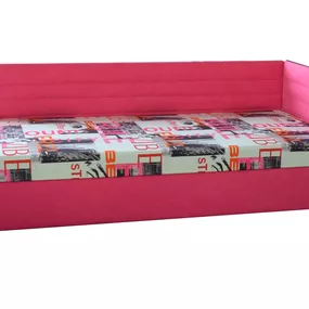 Jednolôžková posteľ (váľanda) 90 cm Etile 2 (so 7-zónovým matracom lux) (P)