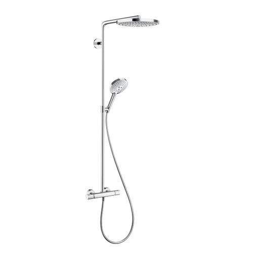 HansGrohe Raindance Select S - Sprchová súprava s termostatom, 240 mm, 2 prúdy, chróm 27129000