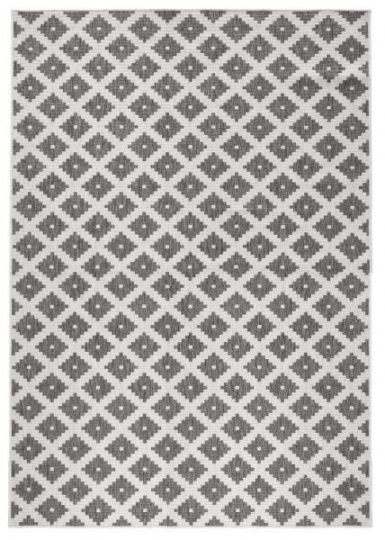 NORTHRUGS - Hanse Home koberce Kusový koberec Twin-Wendeteppiche 103126 grau creme - 80x350 cm