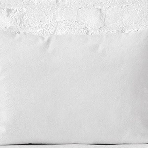 DomTextilu Biele ozdobné obliečky na vankúše s nápisom 50x60 cm 5975