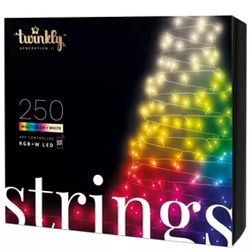 Twinkly Inteligentná LED svetelná reťaz Twinkly Strings Multicolor + White - 250 žiaroviek