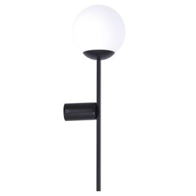 Zuma Line 5001 - Nástenná lampa ORBIT 1xE27/40W/230V čierna