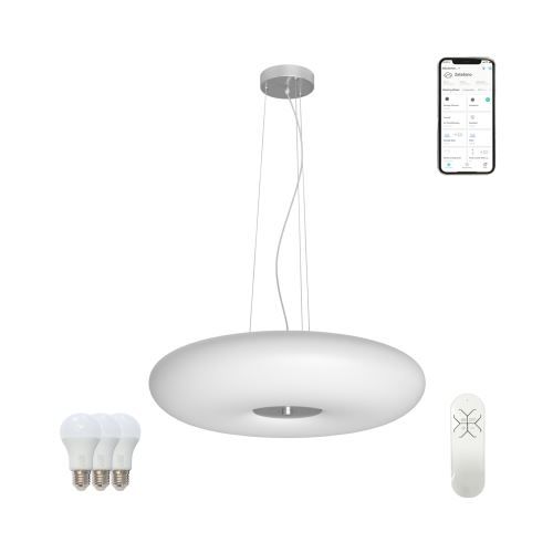 Immax 07060L NEO FUENTE Smart závesné svietidlo 60cm LED zdroj 3x 8,5W + diaľkové ovládanie