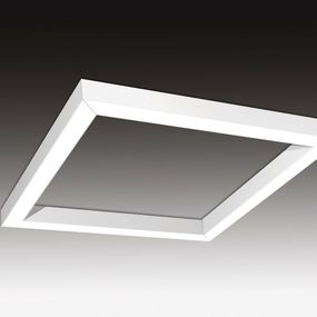 SEC Závěsné LED svítidlo nepřímé osvětlení WEGA-FRAME2-AA-DIM-DALI, 90 W, bílá, 1444 x 1444 x 50 mm, 4000 K, 11800 lm 321-B-008-01-01-SP