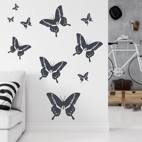 Nálepky na stenu - Motýle