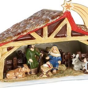 Villeroy & Boch Christmas Toys Memory svietnik, vianočný betlehem, 27 x 16 cm 14-8602-6560