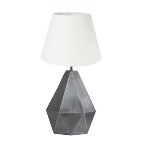 PR Home Trinity lampa Ø 25 cm strieborná/off-white, Obývacia izba / jedáleň, textil, kov, E27, 40W, K: 57.5cm