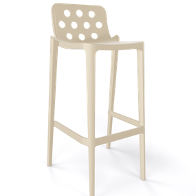 GABER - Barová stolička ISIDORO 66 - nízka, béžová