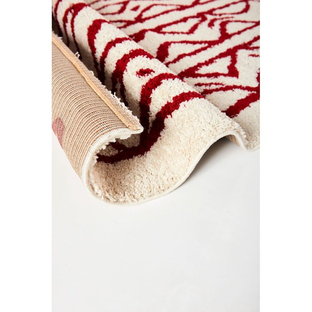 Krémovo-červený koberec Bonami Selection Morra, 160 x 230 cm