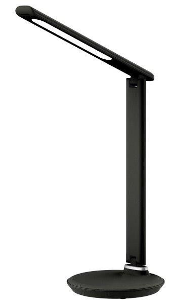 Rabalux 6980 LED stolové svietidlo Osias 1X9W | 400lm | 2700-6500K | IP20 - nastaviteľná výška, nastavenie teploty osvetlenie, 3 fázové stmievanie, čierna