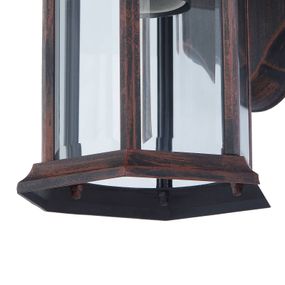 Lindby Daaje svietidlo lucerna hliník sklo, hliník, sklo, E27, 15W, L: 16 cm, K: 30.5cm