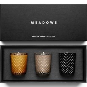 MEADOWS Darčeková kolekcia sviečok Meadows - Shadow Dance 3x80 g