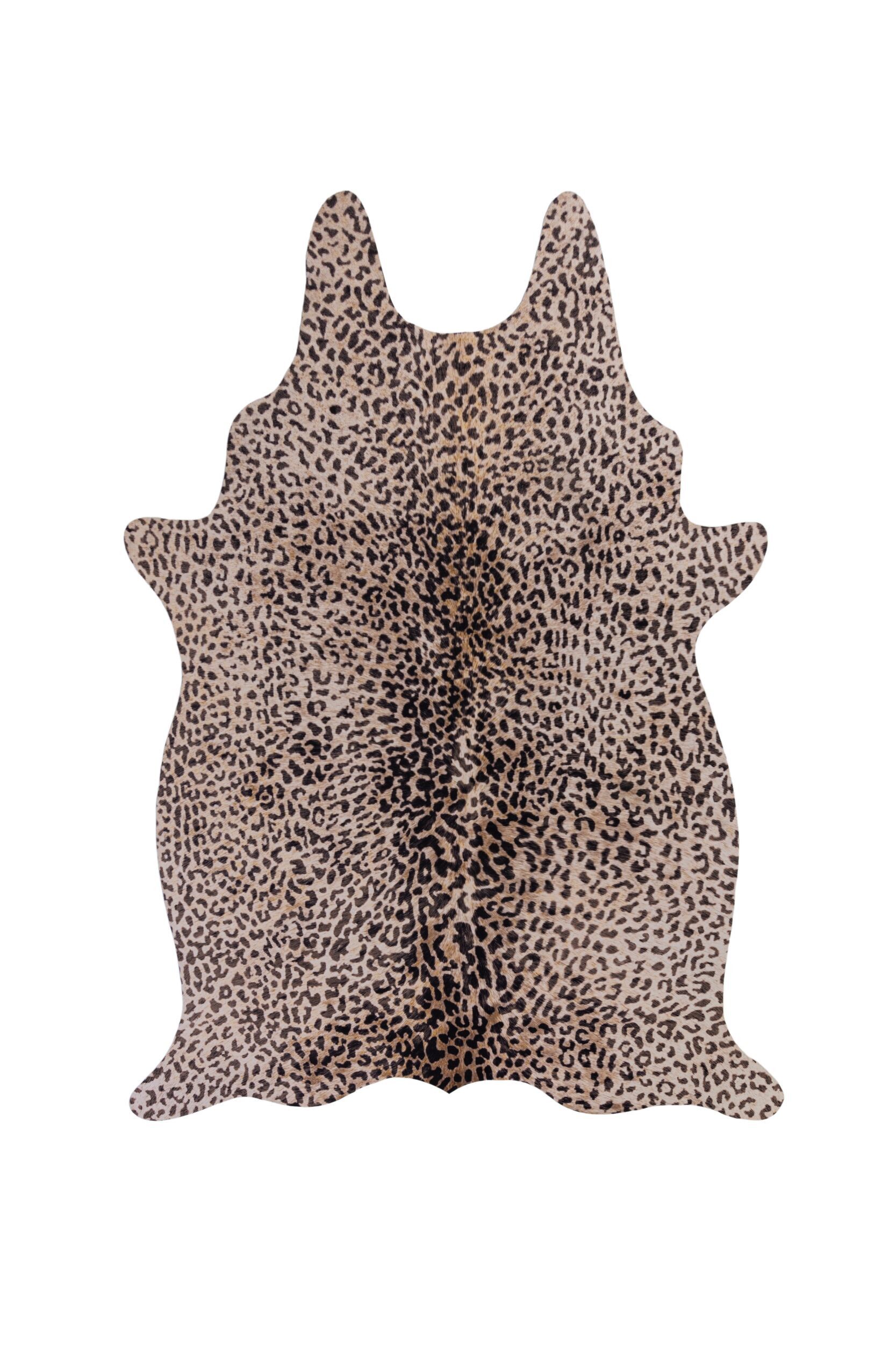 Flair Rugs koberce Kusový koberec Faux Animal Leopard Print Brown / Natural - 155x195 cm