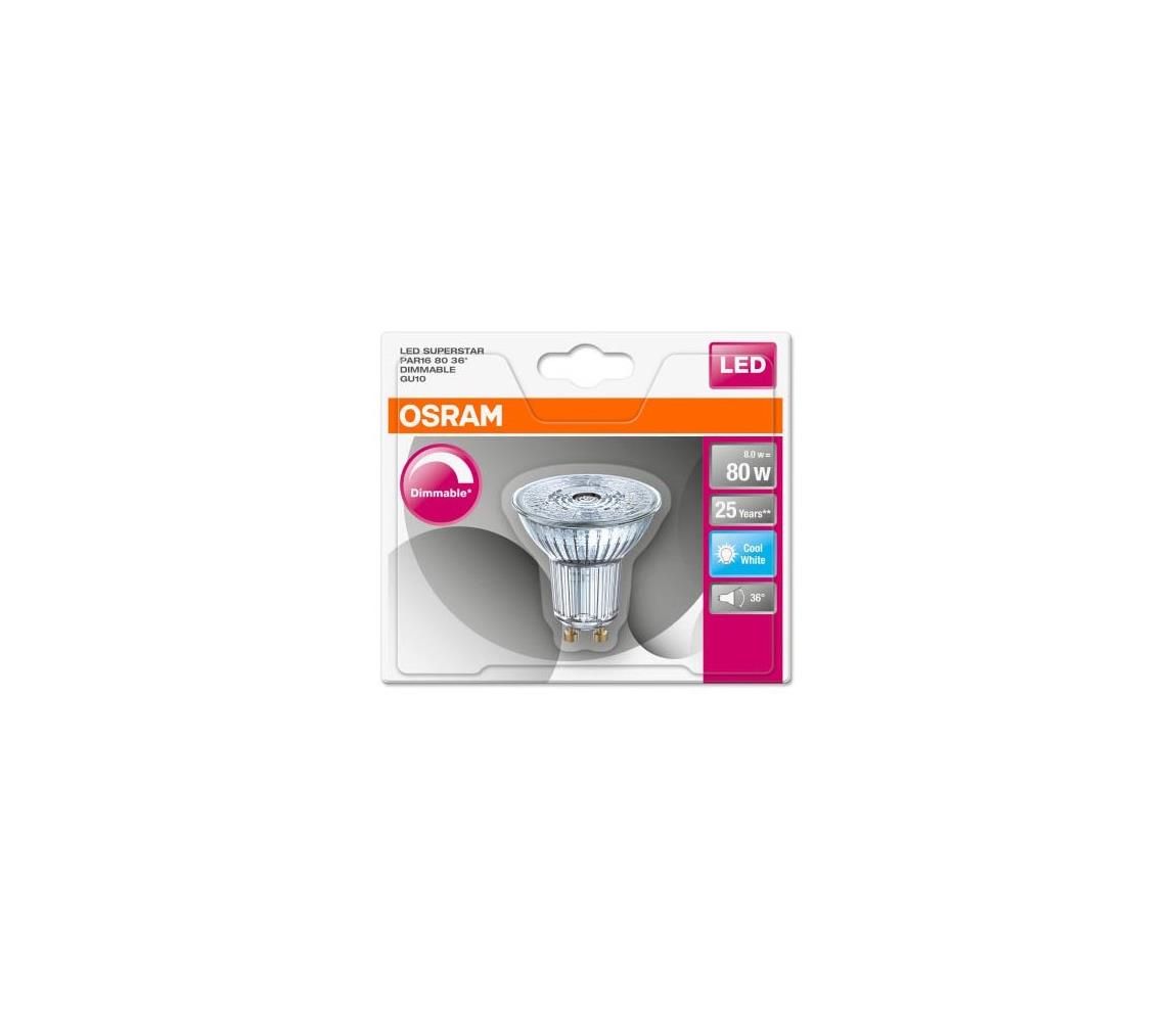 LED Stmievateľná žiarovka GU10/8W/230V 4000K - Osram