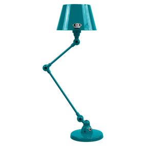 Jieldé Aicler AID373 stolná lampa, oceánska modrá, Obývacia izba / jedáleň, hliník, oceľ, E14, 25W, K: 59cm
