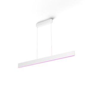 Philips Hue 8719514343467 LED závesné luster Enis 2x39 | 4750-5500lm | 2000-6500K - White and Color Ambiance, stmievateľná, Bluetooth, biela