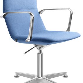 LD SEATING Konferenčné kreslo FLEXI LIGHT,CHL,BR,F60-N6