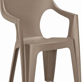Keter Plastová židle Keter Dante highback Cappuccino KT-610006