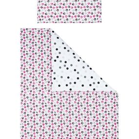 6-dielne posteľné obliečky Belisima Mačiatka 100/135 ružové