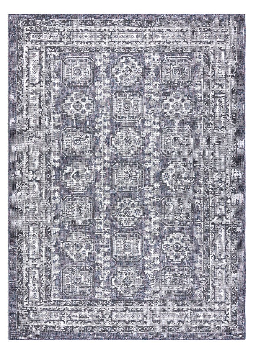 Dywany Łuszczów AKCIA: 140x190 cm Kusový koberec Sion Sisal Ornament 2832 blue/pink/ecru – na von aj na doma - 140x190 cm
