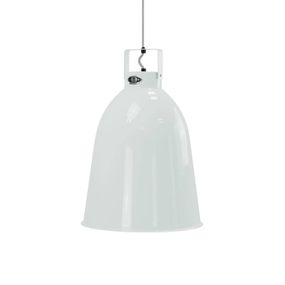 Jieldé Clément C360 závesná lampa biela lesklá Ø36, Obývacia izba / jedáleň, hliník, E27, 100W, K: 52cm