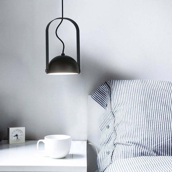 Viokef Závesné LED svietidlo Hemi otočné tienidlo čierne, Obývacia izba / jedáleň, kov, 6W