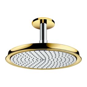 Hansgrohe Raindance Classic - Hlavová sprcha 240 1jet s prívodom od stropu, chróm/vzhľad zlata 27405090