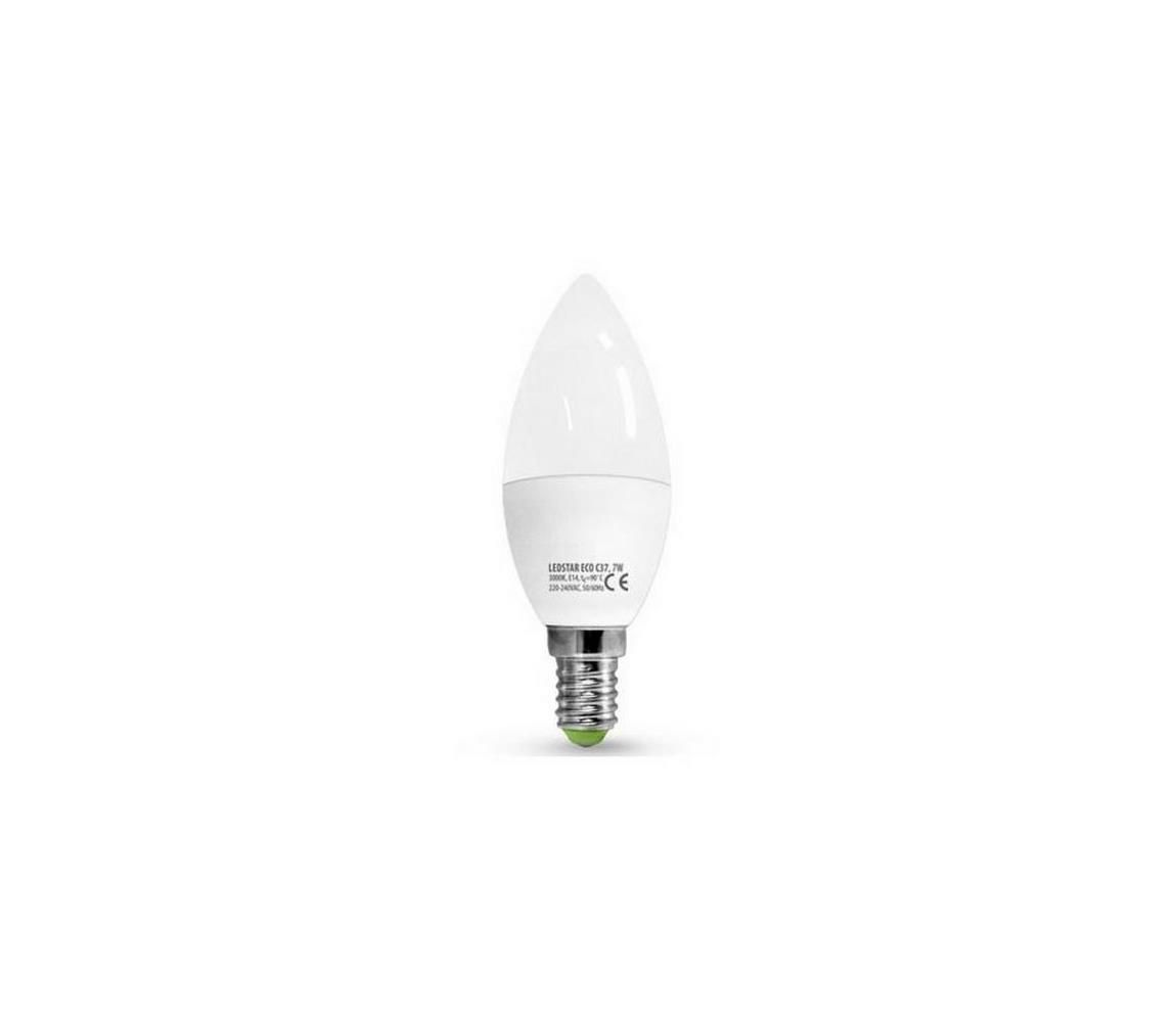 LED Žiarovka ECOLINE C37 E14/7W/230V 3000K -  Brilagi