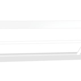 CENTURY Rám pro povrchovou montáž LED panelu 30x120 celistvý rám bílý