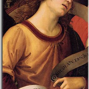 Rafael Santi obraz - Angel, from the polyptych of St. Nicolas of Tolentino zs17967