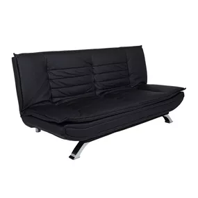 Dkton Dizajnová rozkladacia sedačka Alun, 196 cm, čierna