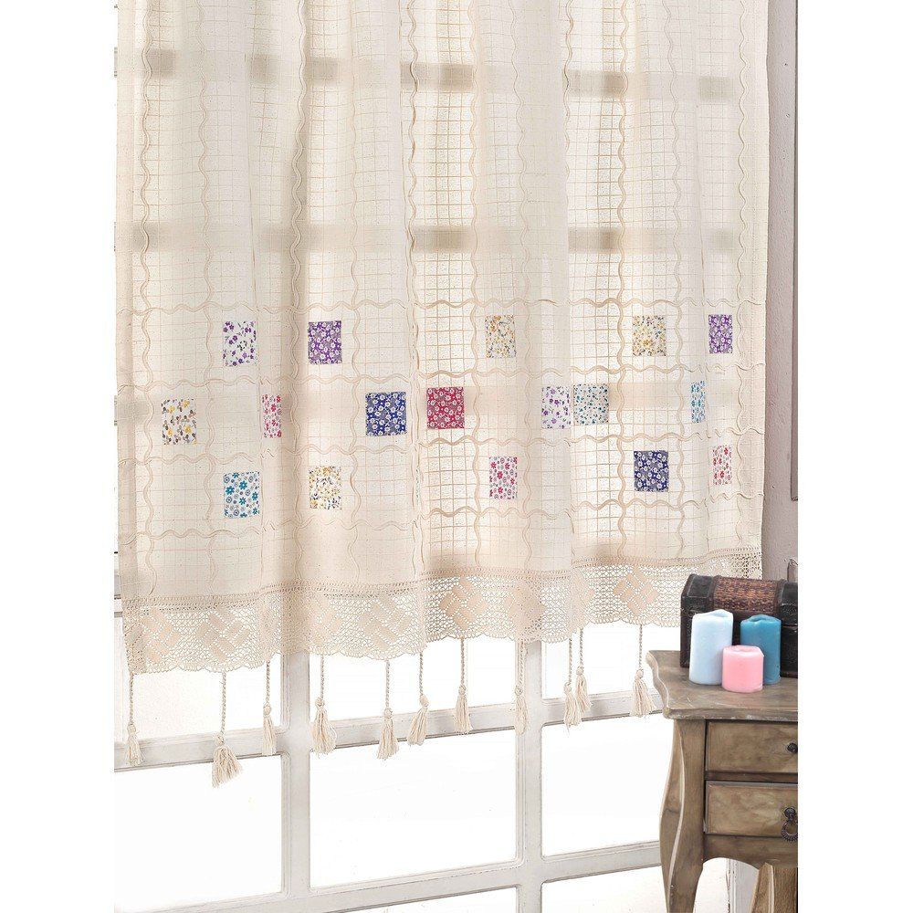 Krémovobiela záclona 300x200 cm Buldan - Oyo Concept