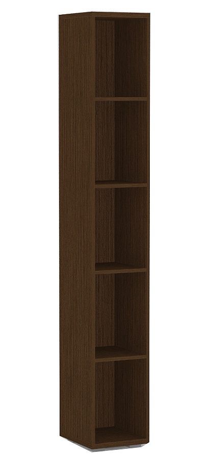 Úzky regál rea store 30x200cm - wenge