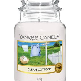 Vonná sviečka Yankee Candle veľká Clean cotton