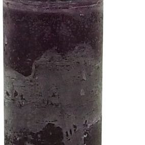 Sviečka LARS Purple, Ø7xV15 cm