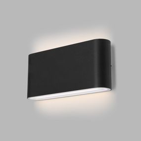 LED2 5234854 FLAT II vonkajšie nástenné svietidlo LED 2x5W/565lm 3000-4000-5700K IP65 antracit