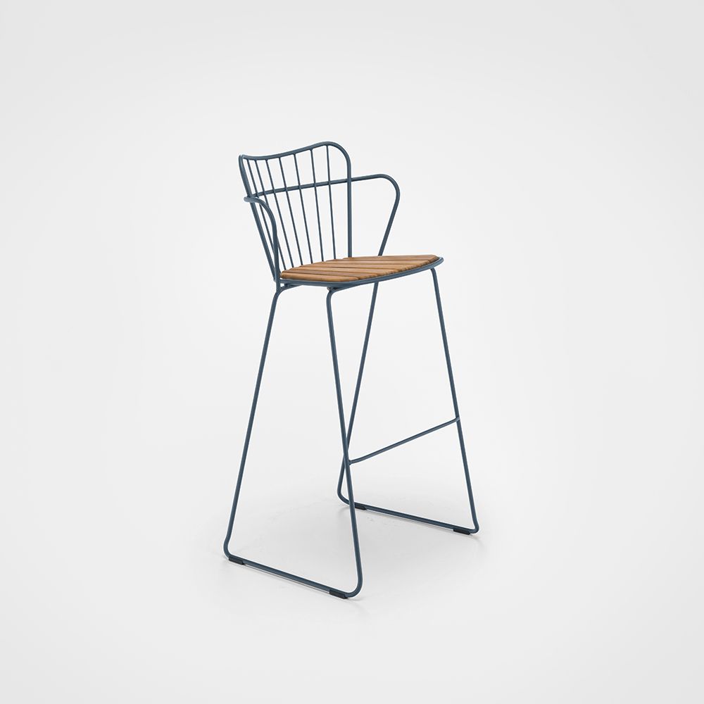 Houe Denmark - Barová stolička PAON, modrá