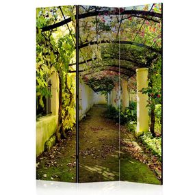 Paraván Romantic Garden Dekorhome 135x172 cm (3-dielny)