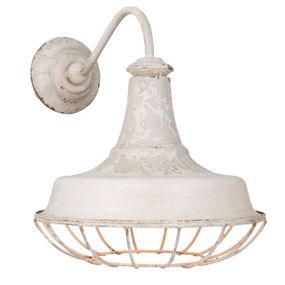 Nástenná biela vintage lampa - 35*46*39 cm