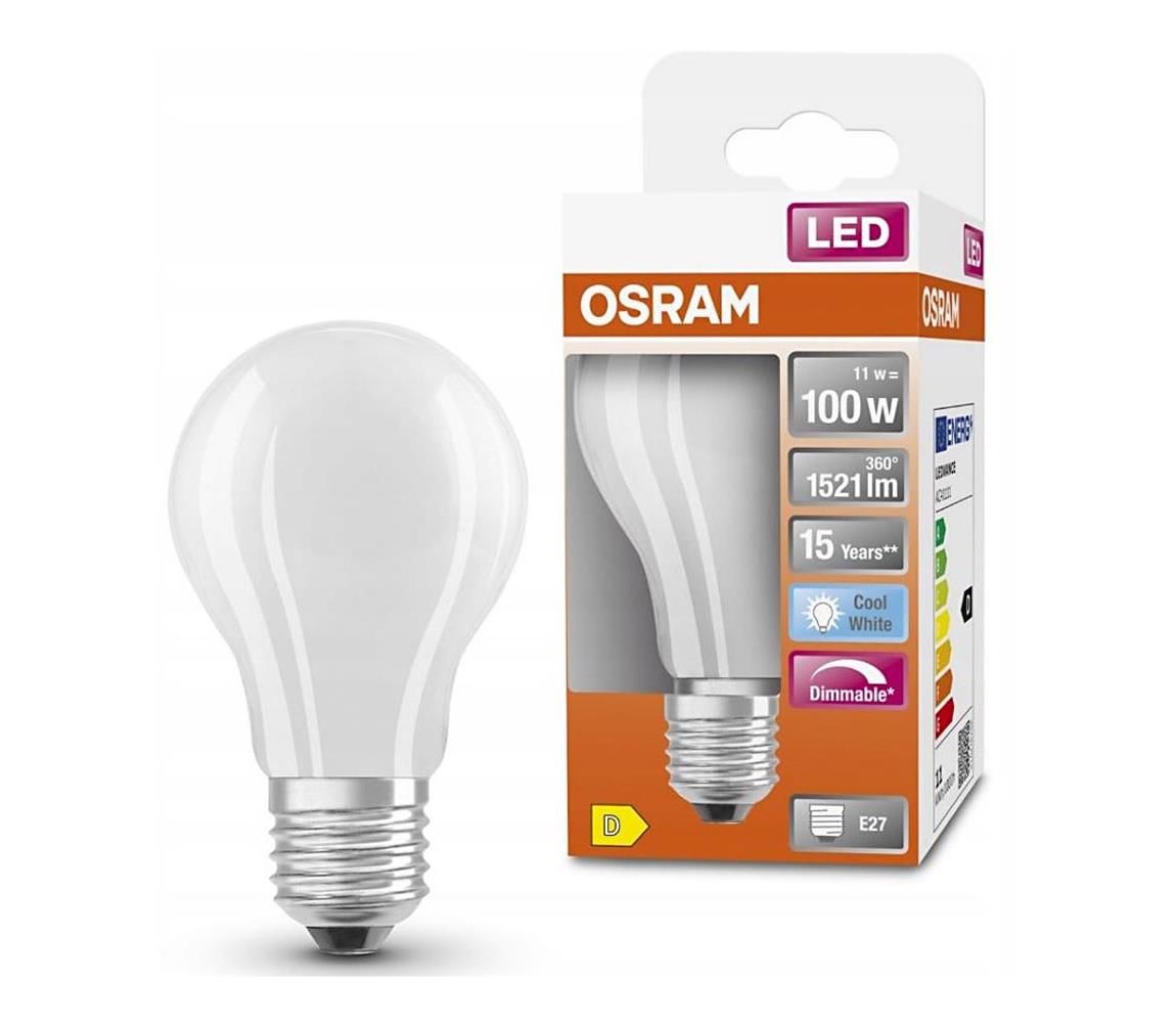 LED Stmievateľná žiarovka RETROFIT A60 E27/11W/230V 4000K - Osram