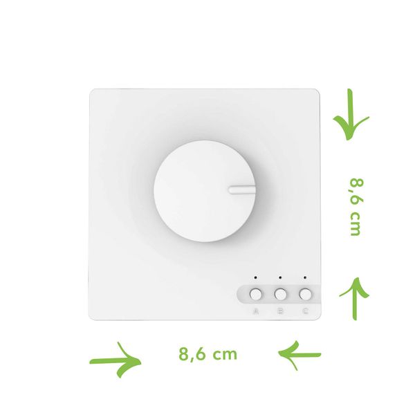 LUTEC connect Vypínač Smart Switch pre svietidlá, , plast, P: 8.6 cm, L: 8.6 cm, K: 1.1cm