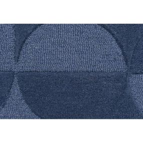 Modrý koberec z vlny Flair Rugs Gigi, 120 × 170 cm