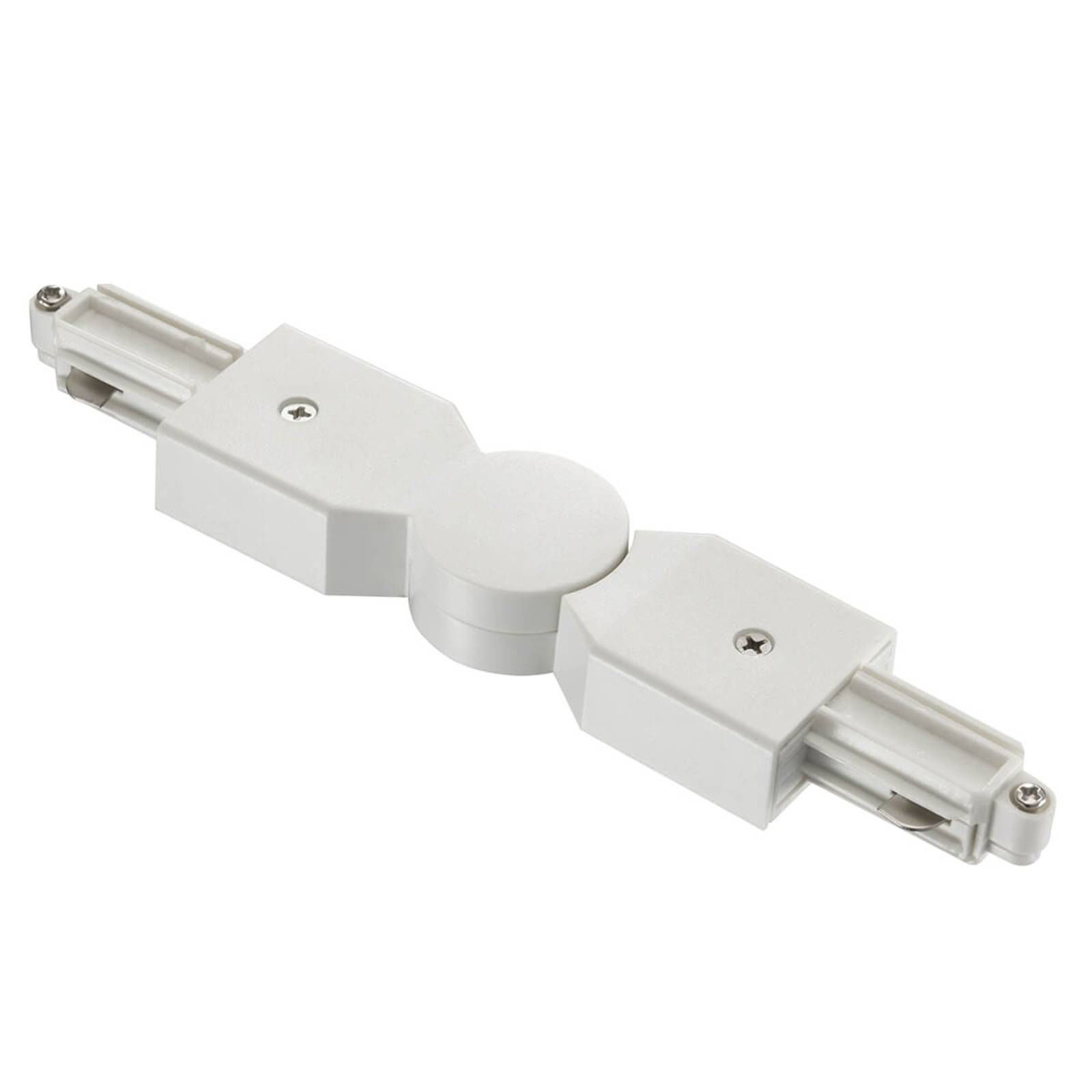 Nordlux Rohový konektor pre koľajnicový systém Link, biely, PVC, P: 12 cm, L: 3.5 cm, K: 1.8cm