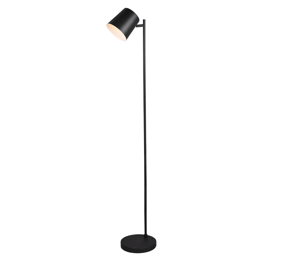 TRIO R42111132 BLAKE stojacia lampa LED 5W/450lm 3000K, matná čierna, dobíjanie cez USB, stmievateľné