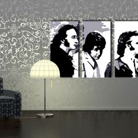 Ručne maľovaný POP Art obraz Beatles