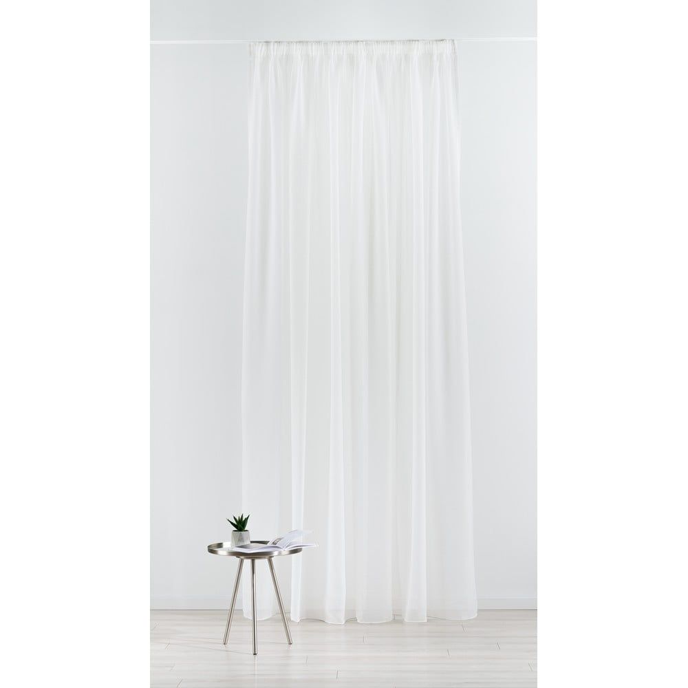 Krémovobiela záclona 300x260 cm Voile – Mendola Fabrics