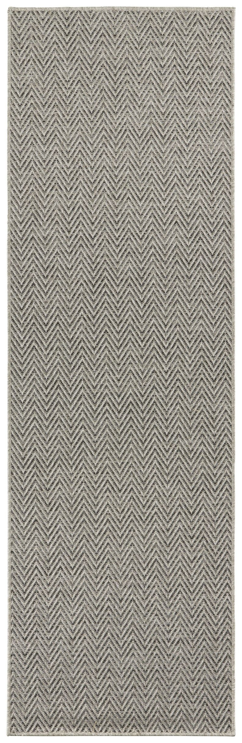 BT Carpet - Hanse Home koberce Behúň Nature 104269 Grey / Anthracite - 80x500 cm