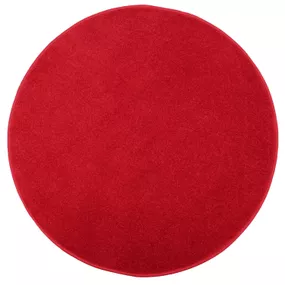 Vopi koberce Kusový koberec Eton červený 15 kruh - 300x300 (priemer) kruh cm