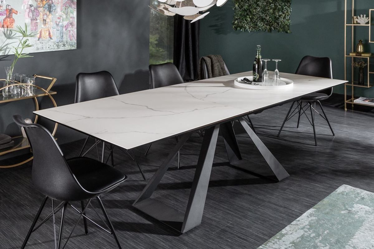 LuxD Keramický jedálenský stôl Kody 180-230 cm vzor mramor