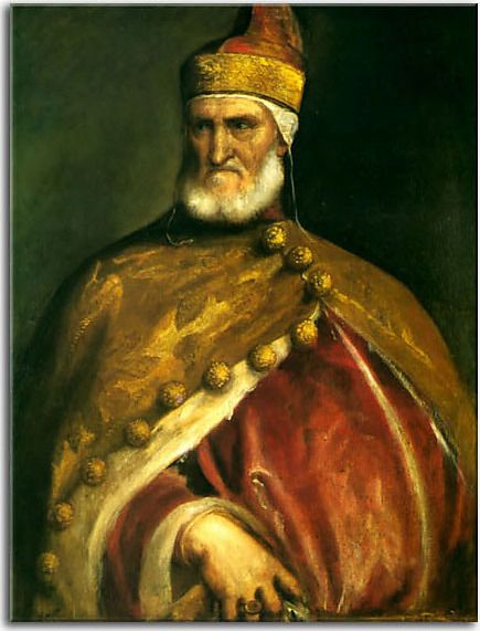 Portrait of Doge Andrea Gritti zs18347 - Tizian obraz